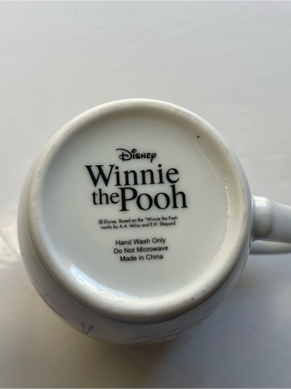 Disney Winnie the Pooh & Piglet Floral Coffee Mug | Gold Rim, Wildflowers - Picture 7 of 7